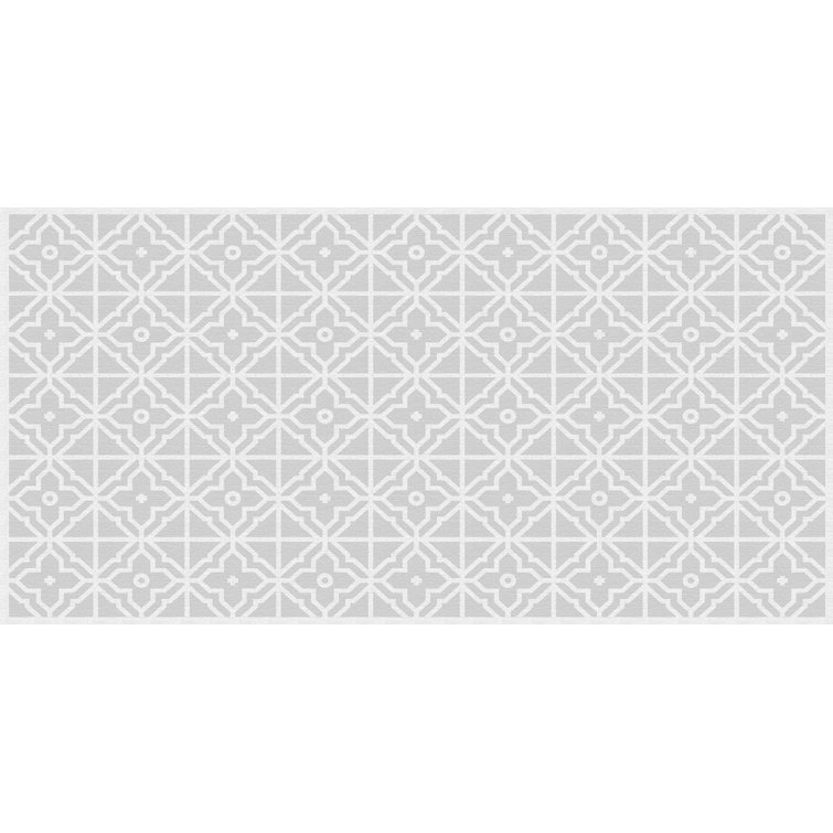 Lark Manor Vinyl Mat Tobiah in Light Grey & Reviews Wayfair.co.uk